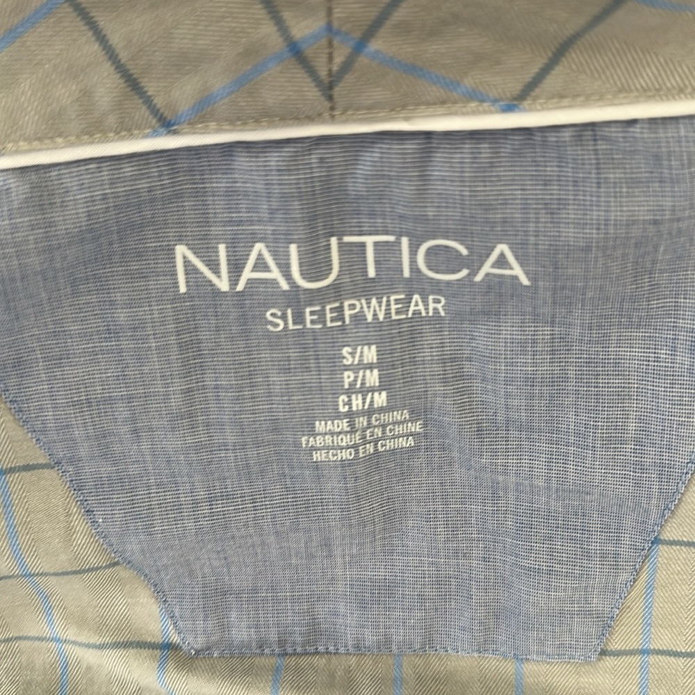 Nautica Men’s Lightweight Cotton Robe - Picture 7 of 8